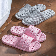 拖鞋浴室防滑踩屎感pvc材质防臭家居鞋漏水速干镂空拖鞋男女情侣