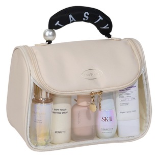 New Hook wash bag high-grade PVC cosmetic bag large capacity hanging storage bag travel portable handbag
