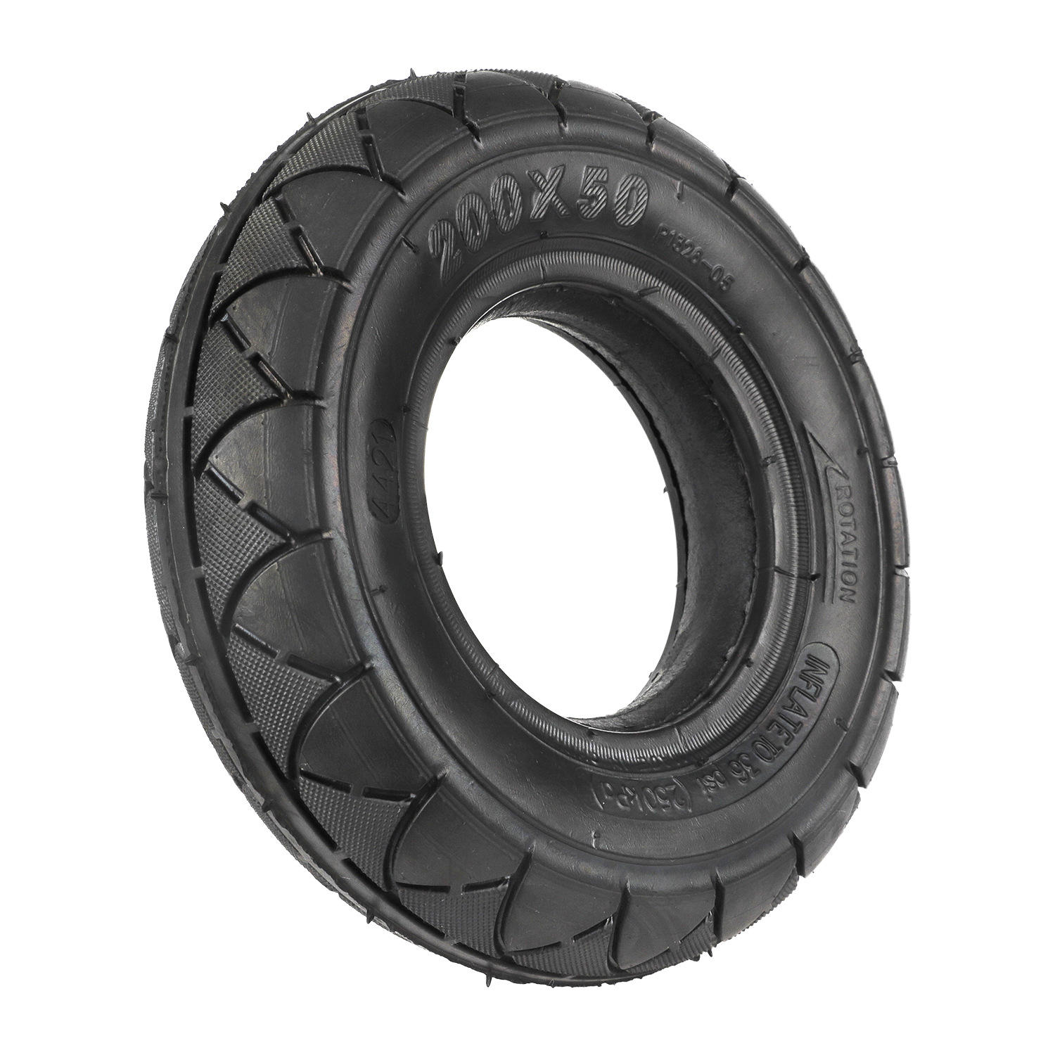 200*50填充实心胎小海豚8寸电动滑板车实心胎内径90mm减震防爆胎