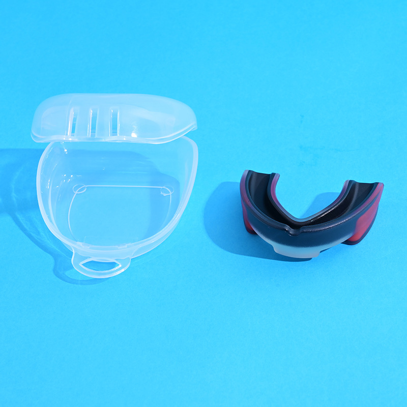 Boxing Sanda Protector de dientes, frenillos, canastas de pies, fila de karate, lucha, toallitas termoplásticas, toallitas deportivas de una cara para adultos