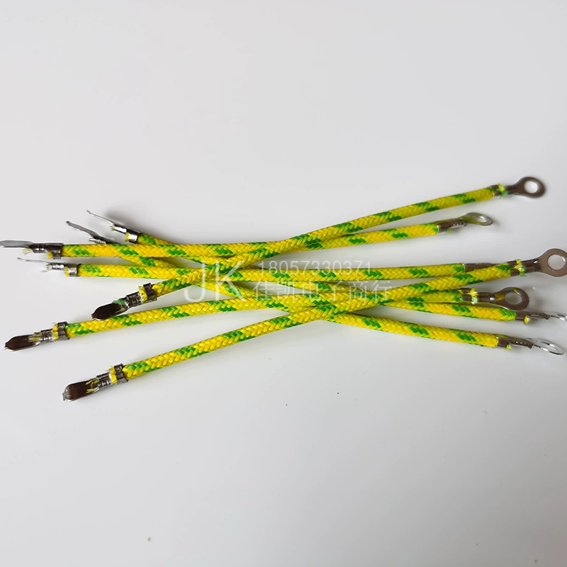 В наличии заземление из высокотемпературной плетеной проволоки площадью 0,5 квадратных метра O-3.2 + деталь для точечной сварки из нержавеющей стали длиной 10 см электрическая