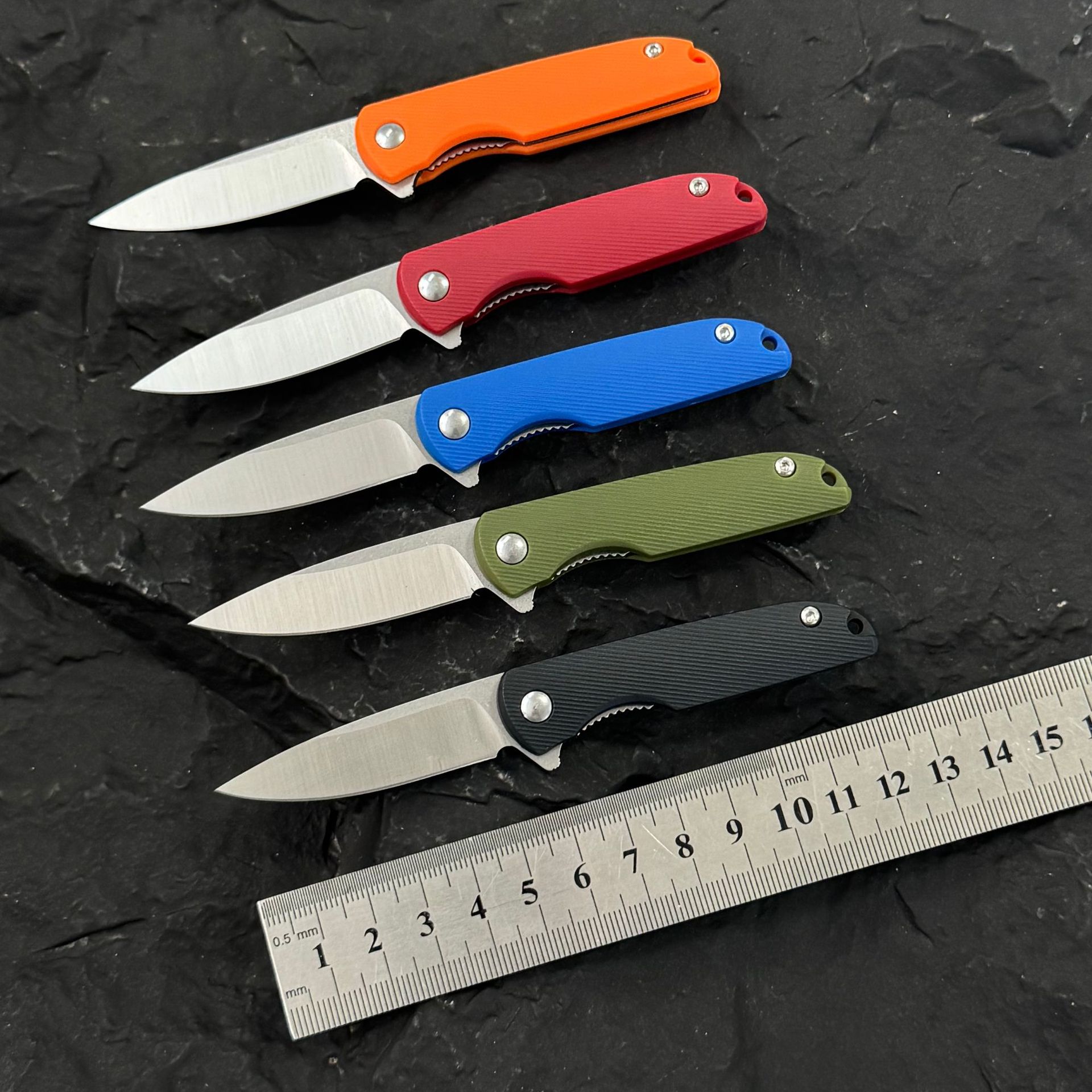 ABS迷你折叠刀学生美工刀铅笔刀随身钥匙扣开快递小刀不锈钢锋利