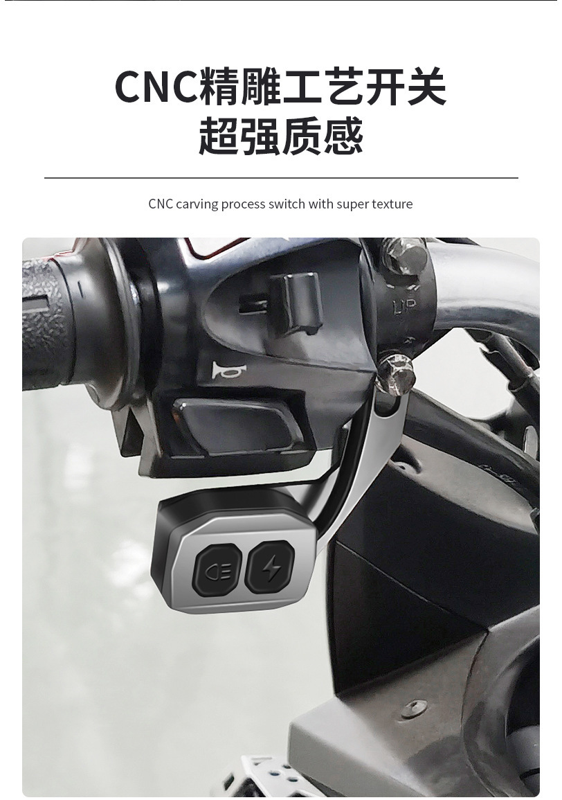 MT50 motorcycle LED laser spotlight, high-brightness electric vehicle bulb, matrix high-low beam headlight, strobe bulb