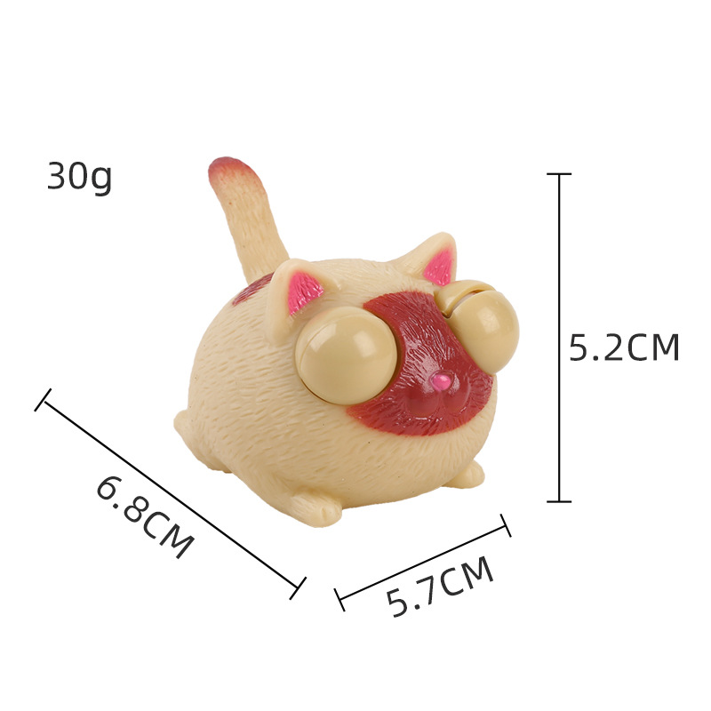 눈을 가늘게 뜨고 화난 고양이 [카키]