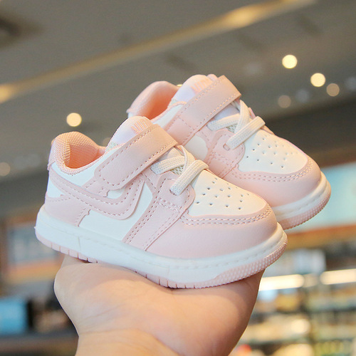  Spring and Autumn White Shoes Baby Toddler Shoes Versatile Baby Shoes Baby Shoes Leather Shoes for Boys and Girls