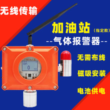 固定式加油站可燃气体报警器汽油柴油油气泄漏报警仪甲烷红外