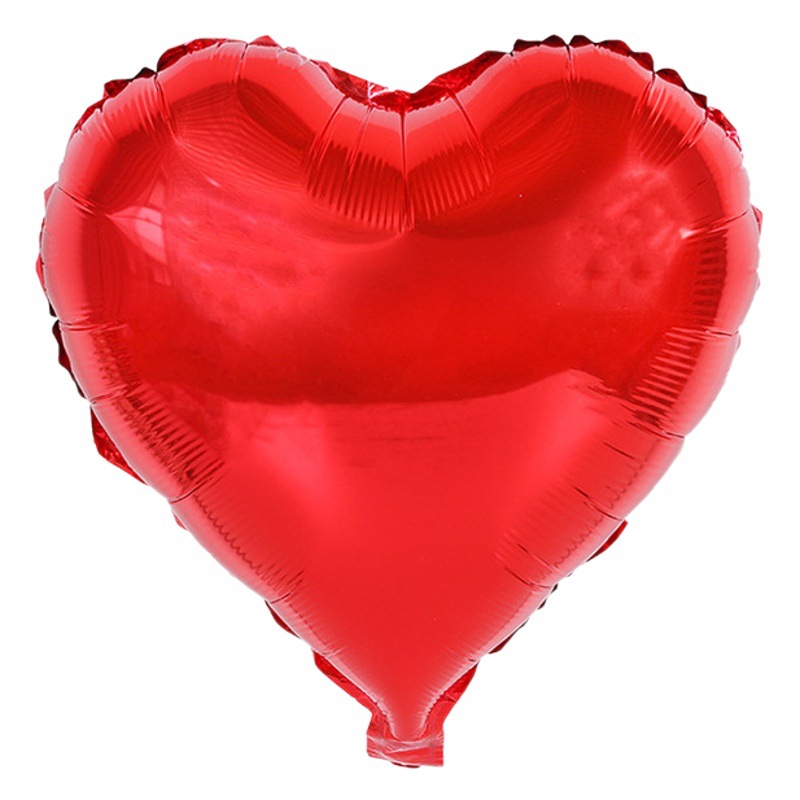 Transfronteriza mayorista de 18 pulgadas globo de película de aluminio grabado globo de impresión de amor logotipo de confesión de cumpleaños globo de boda