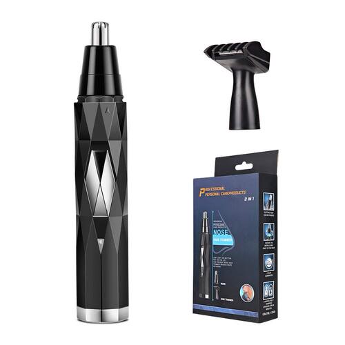 Electric men's nose hair trimmer rechargeable shaving nose hair trimmer cleaning mini shaving eyebrow trimmer set multi-function