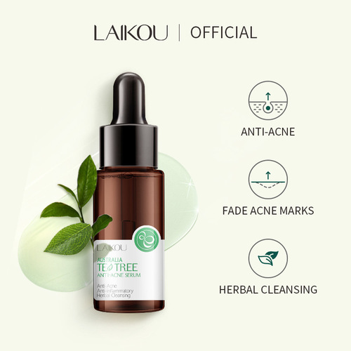LAIKOU Tea Tree Essence 17ml Facial Moisturizing and Balancing Water and Oil Skin Care Products Manufacturer Source
