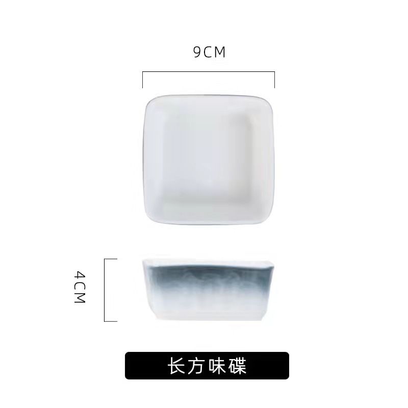 Cuenco y plato de estilo japonés traje de hogar creativo cuenco y plato de cerámica nórdica vajilla traje de lujo ligero cuenco y plato combinación cuenco y plato