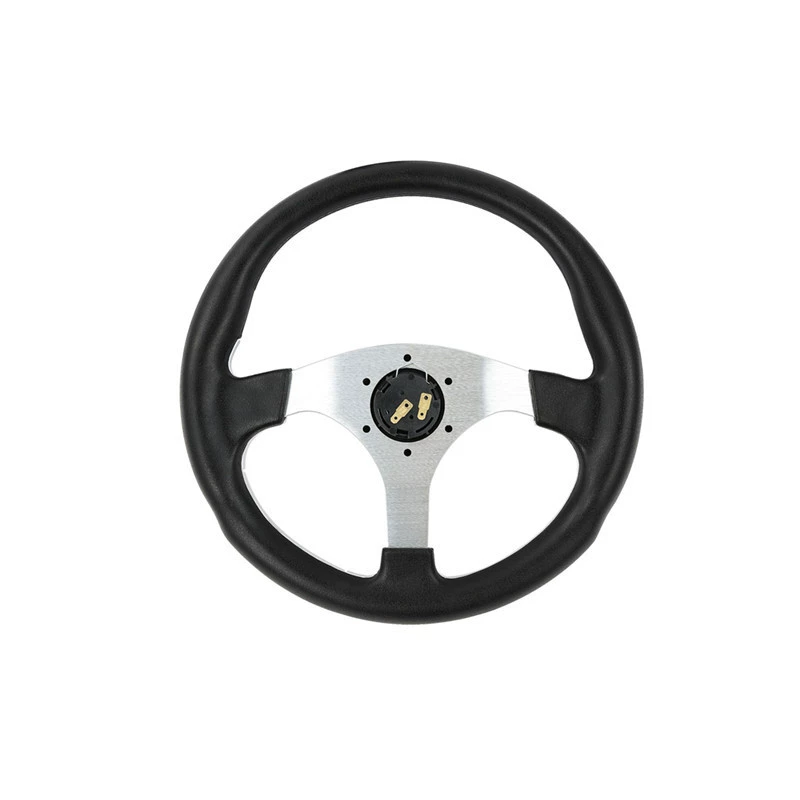 [Club car EZGO G29高尔夫球车配件 Drive改装方向盘13寸PU黑色]