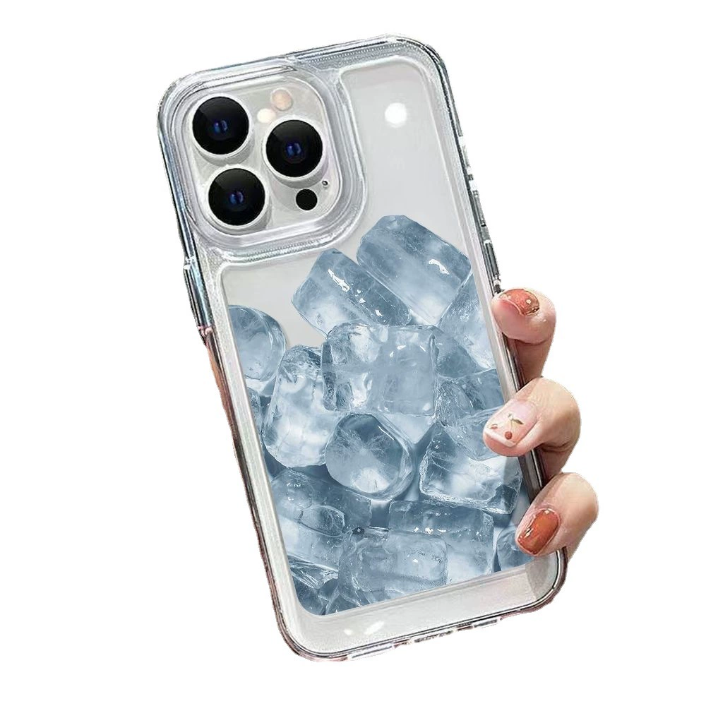Яблоко, совместимые ледяные кубики, чехол для телефона, iPhone 16 Pro, iPhone 13, iphone