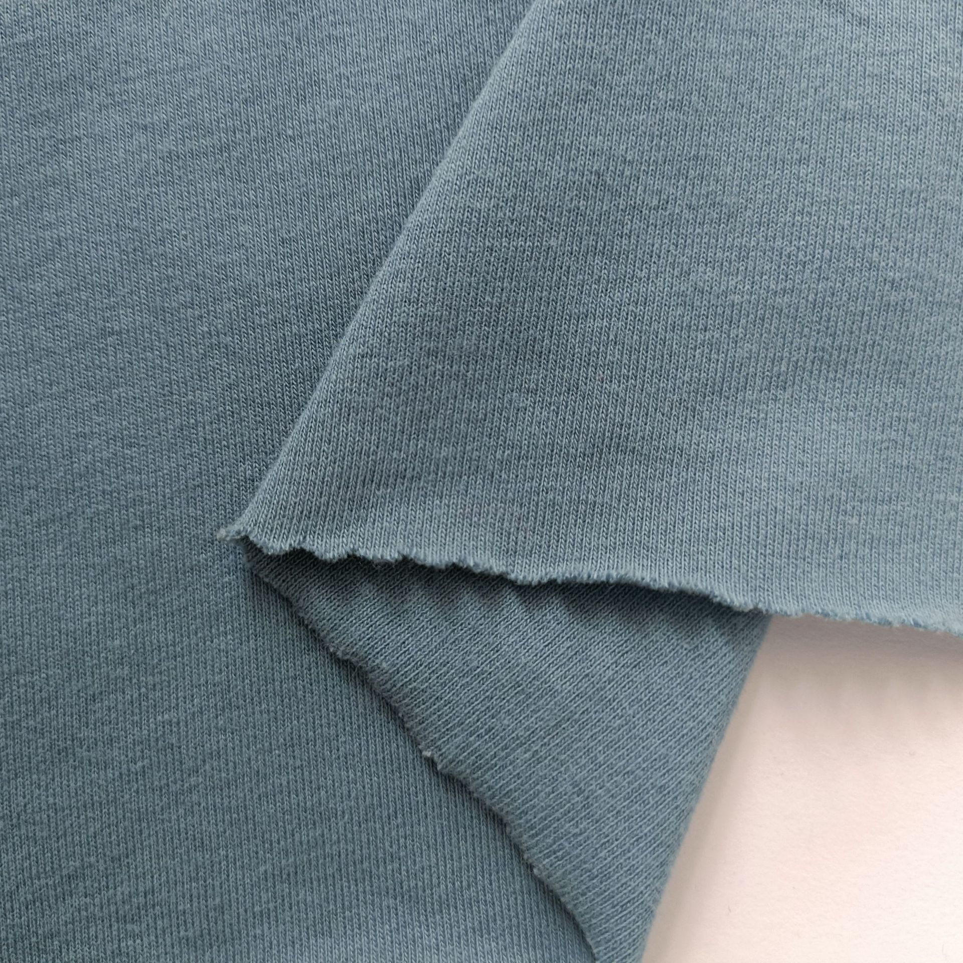 厂家直销 时尚时装面料   棉氨罗纹  全棉弹力罗纹汗布