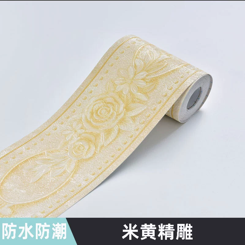 PVC Self-Adhesive Wall Sticker Roll, Waterproof, 10.6 cm × 5 m, Decorative Patterns