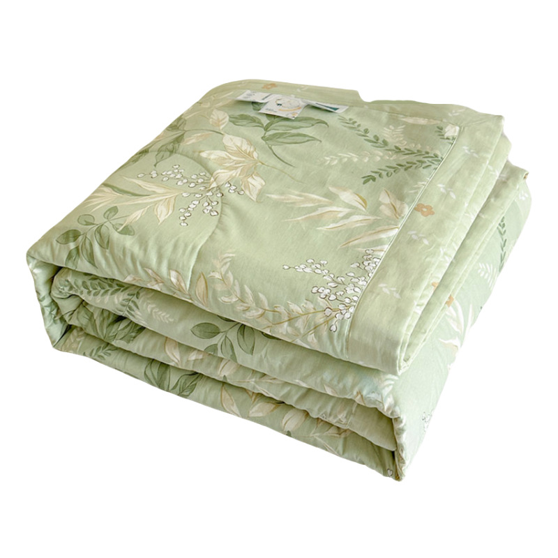 Edredón de aire acondicionado de algodón puro edredón de algodón lavable a máquina edredón de verano edredón de dormitorio individual edredón de verano