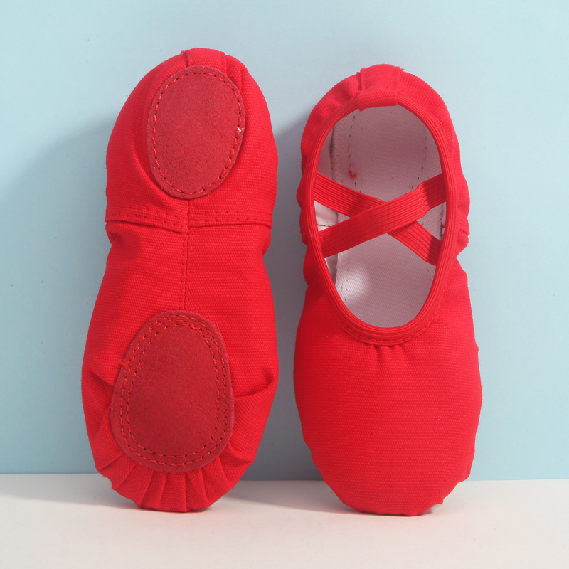 Zapatos de baile para niños sin cordones zapatos de baile para adultos de ballet de fondo suave para interiores práctica de baile zapatos de yoga zapatos de garra de gato para mujeres