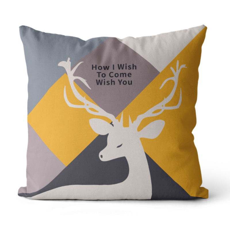 Funda de almohada de felpa, cojín de estilo lindo, almohada decorativa, cojín de sofá, almohada de respaldo para cama