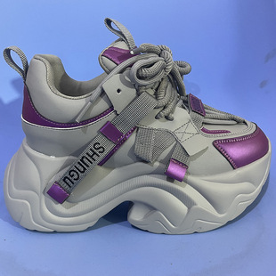 985-35 Thick-soled increased Torre Shoes Women's 2024 Spring and Summer New Joker Mesh Hollow Breathable Casual Shoes