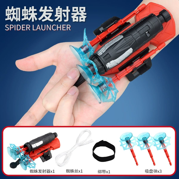 Launcher, bullet, spider, 3 pieces