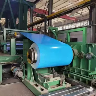 彩涂板生产厂家 后续加工 压瓦 冲孔 彩涂板钢瓦生产加工制作
