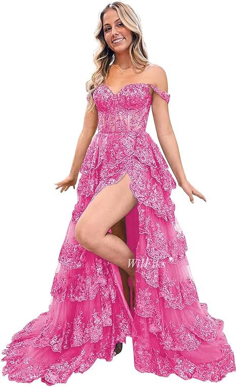 2026 al por mayor amazon nuevo vestido de noche floral vestido de lentejas largo vestido de vestido sexy europeo y americano