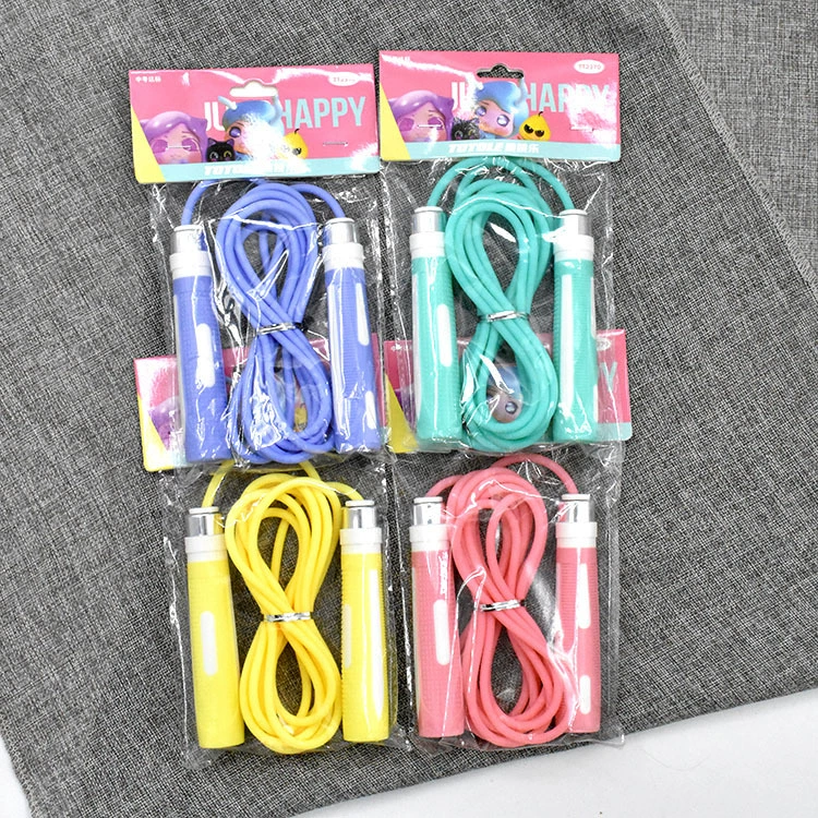 Прочность 2370 Скакалка Детские вступительные экзамены в старшую среднюю школу Учащиеся начальной школы упражнения тело износостойкая веревка регулируемой длины оптом