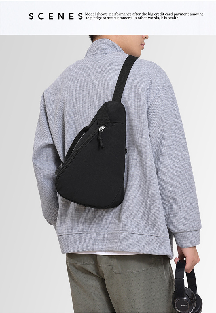 Chest bag, shoulder bag, shopping, travel, cycling, sports, solid color crossbody phone bag for women, daily use small bag, niche design.