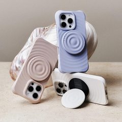 CASE新款柔雾紫刘宇宁纯色波漾MagSafe手机壳适用苹果iPhone16/15