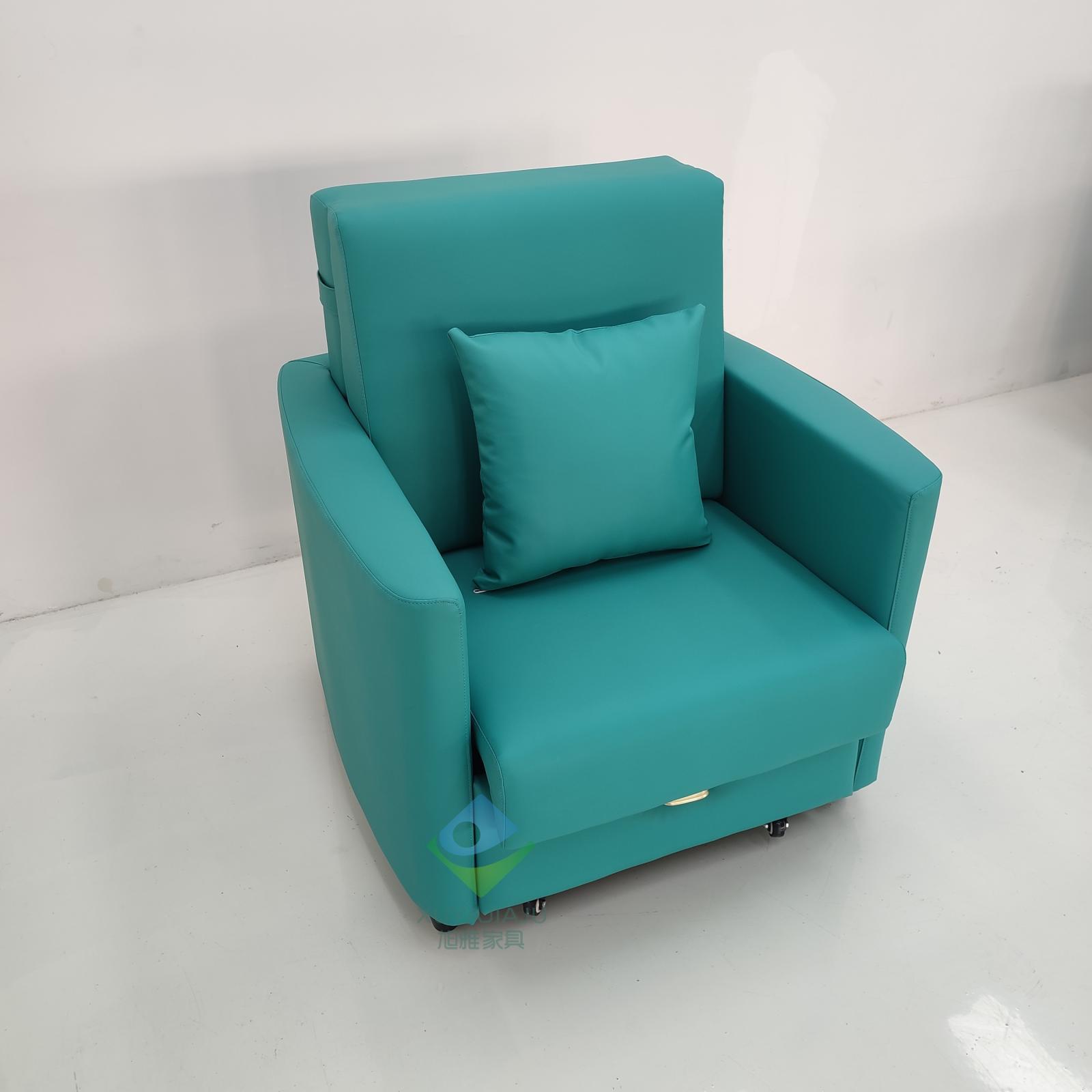 Sofá cama de una sola persona plegable de doble propósito sala de estar estudio sofá cama tecnología tela de cuero silla médica