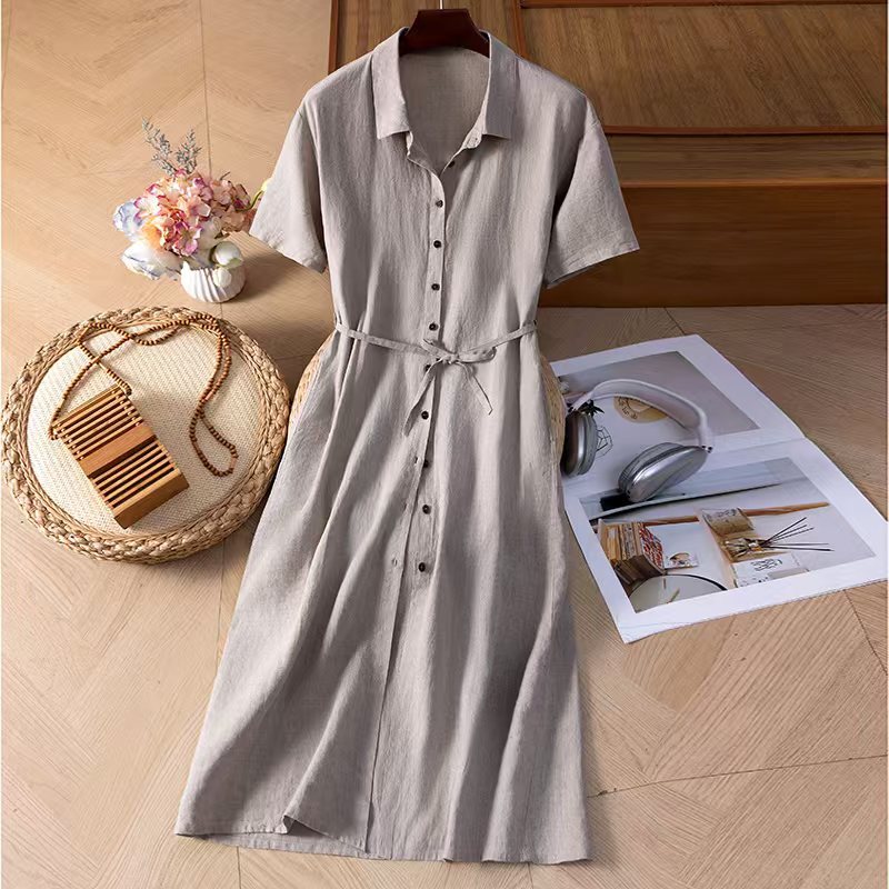 2026 Artistic and Simple Shirt Dress, New Loose Style for Summer