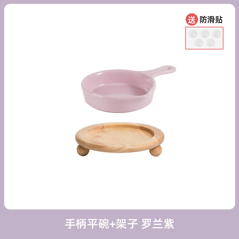 Cerámica para gatos cuenco de agua para proteger la columna vertebral cervical para gatos y perros cuenco de mascotas cuenco de grano bocadillos enlatados cuenco doble cuenco elevación de mesa de comedor