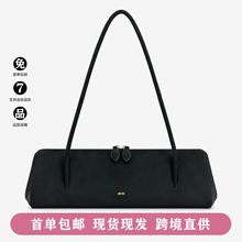 新款jwpei法棍包女麂皮绒单肩腋下包nova法式小众复古腊肠包2t184