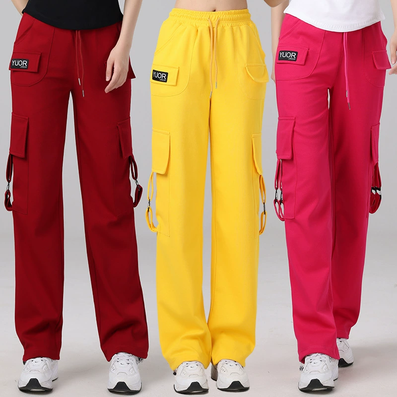 Новый костюм для танца на доске брюки эластичные танцы свободные комбинезоны прямые спортивные прыжки фитнес тонкая