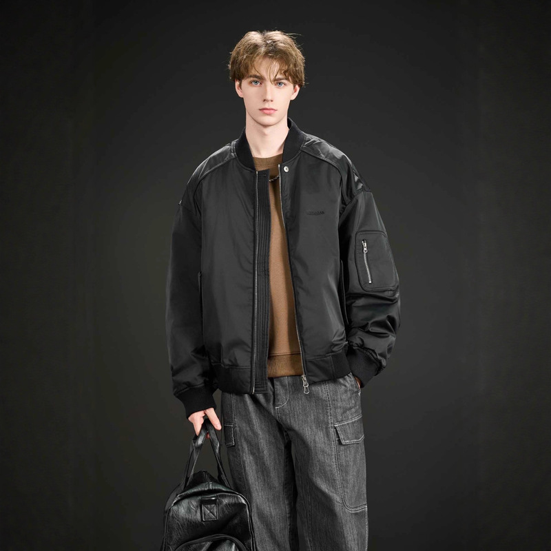 2025 New American Retro Baseball Jacket Men's Trendy Brand Ins Loose Pilot Jacket Workwear down Jacket Coat 2025 New American Retro Baseball Jacket Men's Trendy Brand Ins Loose Pilot Jacket Workwear down Jacket Coat