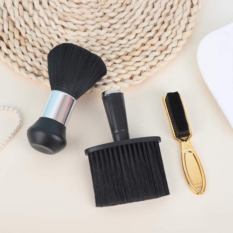 Hairdressing Brush Barber Shop Set Neck Cleaning Brush Hairdressing Brush Portable Handle Soft Bristle Brush Oil Head Brush Manufacturer Wholesale
