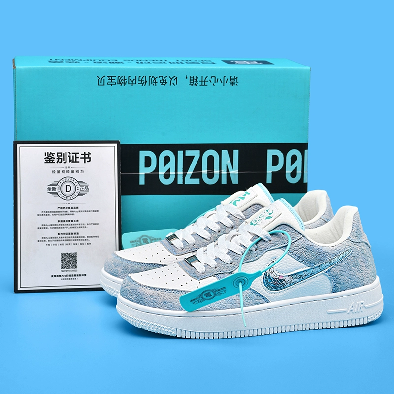 Кеды низкие (Nike Air Force 1) — флуоресцентная деталь, размеры 36–44, лёгкие 0,23 кг