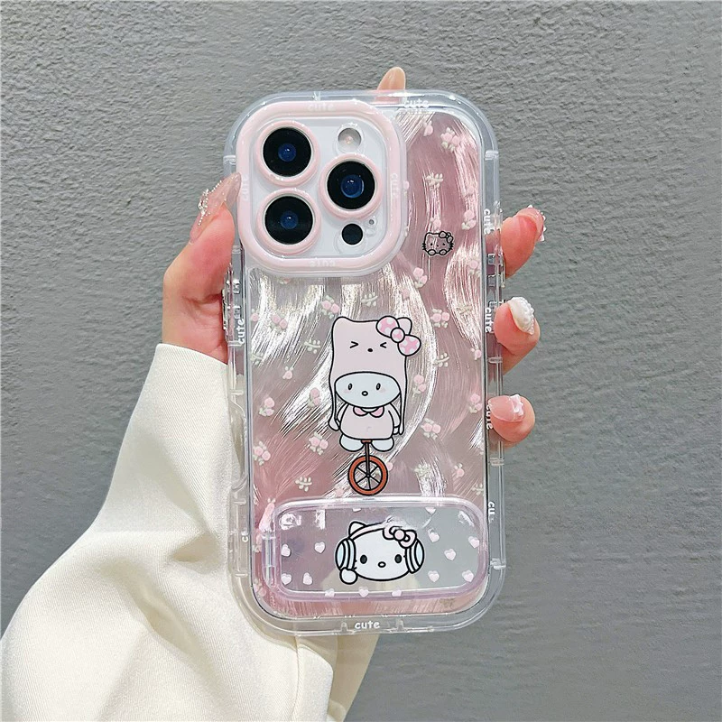 Apple, Hello Kitty, совместимый iPhone 15, чехол для телефона, трубка, браслет, iPhone13 Pro, объектив, iphone, 8