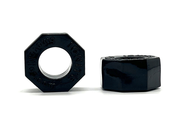Screw-Type Male Stamina Ring, TPE Couples Cock Ring, Anti-Slip Threaded Design — detail image 5