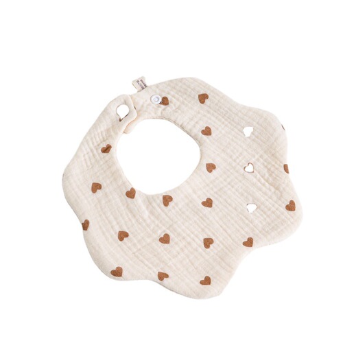 Selected Four Seasons Infant Six-Layer 100% Cotton Gauze Bib 360cm Baby Towel Spit-Up Bib Newborn
