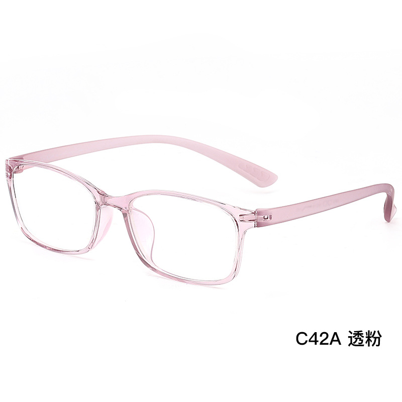 Ultra-ligero TR90 gafas marco super flexible sin tornillos simple y elegante Marco de gafas puede ser equipado con gafas de miopía marco