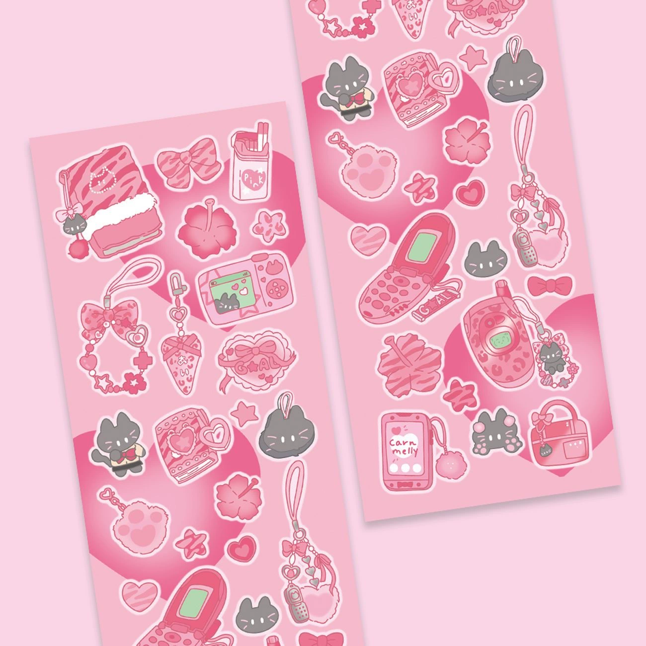 Korean dialog box Hurry card sticker model rabbit leopard minor element INS wind hand account sticker DIY collage material