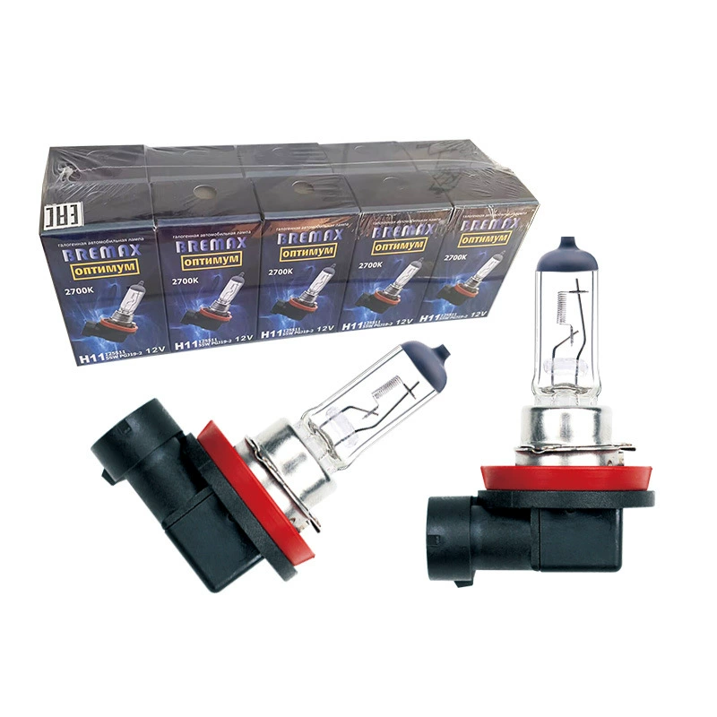 Автомобильная фара H11, противотуманная фара, ближний и дальний свет, 12В 55Вт, галогенная лампа для автомобиля, экспорт, трансграничная торговля