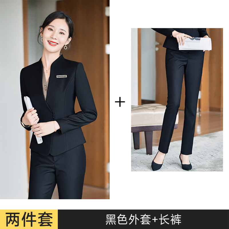 Black jacket, trousers
