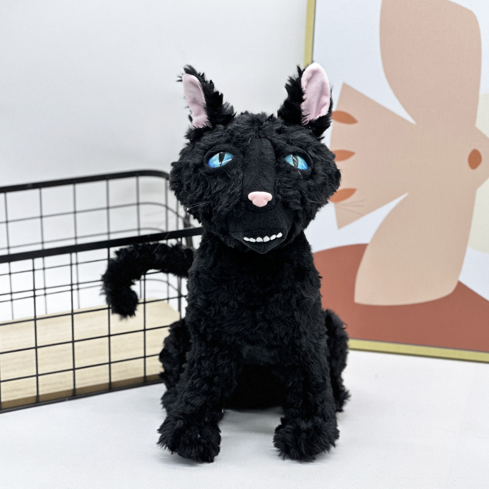New cross border Coraline Cat Plush Black Cat Caroline Plush Toy Doll Plush Doll_voghion.com