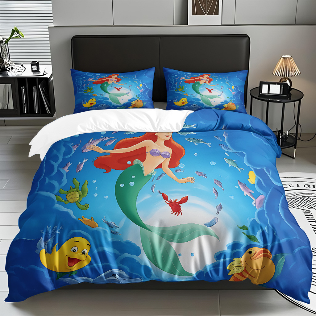 Textil doméstico transfronterizo para hacer sirena pequeña impresión digital kit fuente fábrica TEMU / JIT