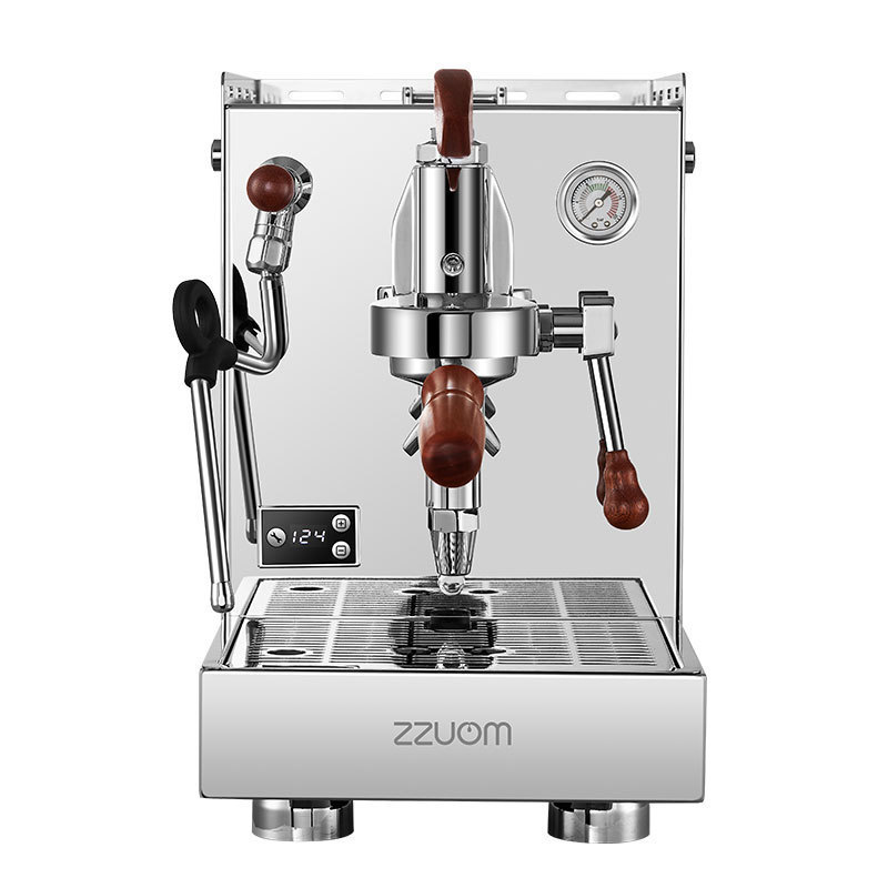 Cross-Border Foreign Trade Commercial Coffee Machine with Dual Boilers and Steam, Professional Italian Semi-Automatic Coffee Machine