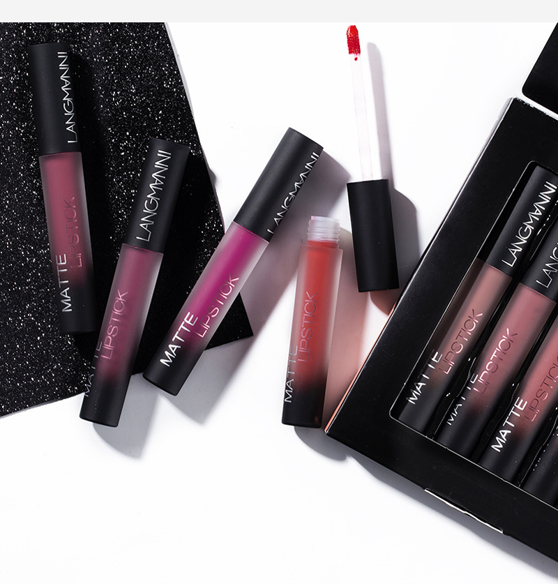 Langmanni Non-stick Cup matte Lip Gloss Set Liquid lipstick undefined