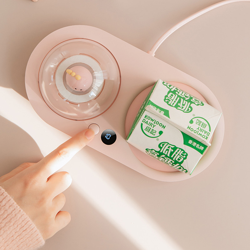 Cross border Aromatherapy Night light Coaster constant temperature Water cup Heating pad Warm Electric heating Coaster heat preservation tea set