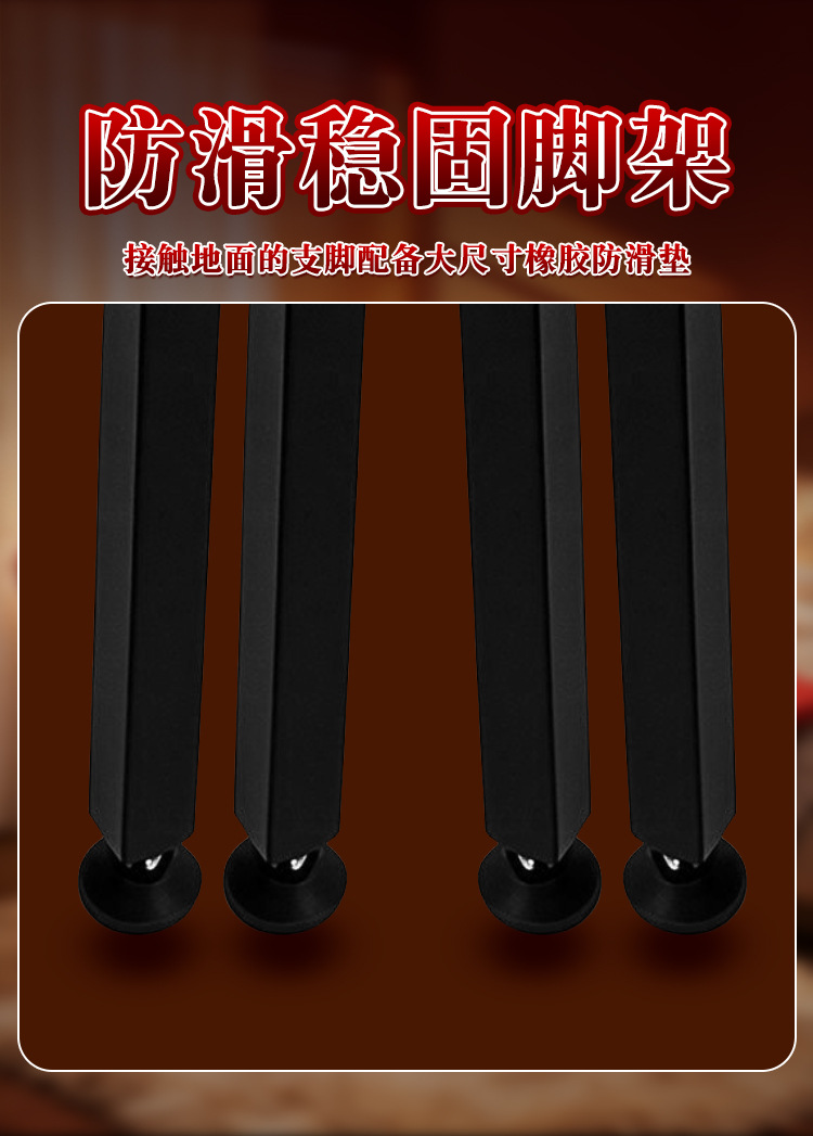 SM-承欢椅 Adult Couples Bondage Chair with Iron Frame and Leather Padding — detail image 11