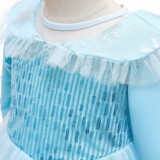 Рождественский детский наряд маленькой принцессы, платье, «Холодное сердце», для подиума